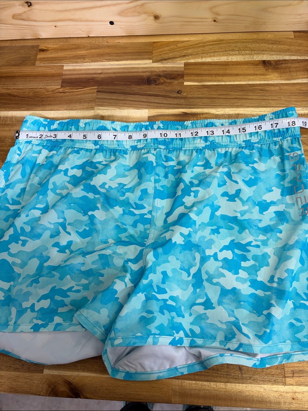 Spyder Women's Blue Camo Athletic Shorts - Picture 5 of 5